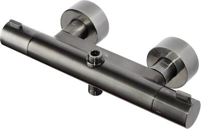 Ben Lavion1 douche thermostaatkraan t.b.v. Ben Lavion regendoucheset gunmetal pvd