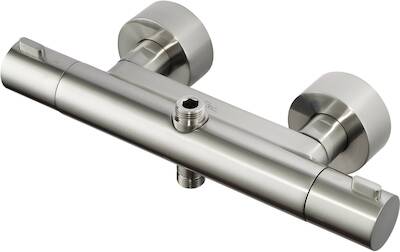Ben Lavion1 douche thermostaatkraan t.b.v. Ben Lavion regendoucheset RVS-look