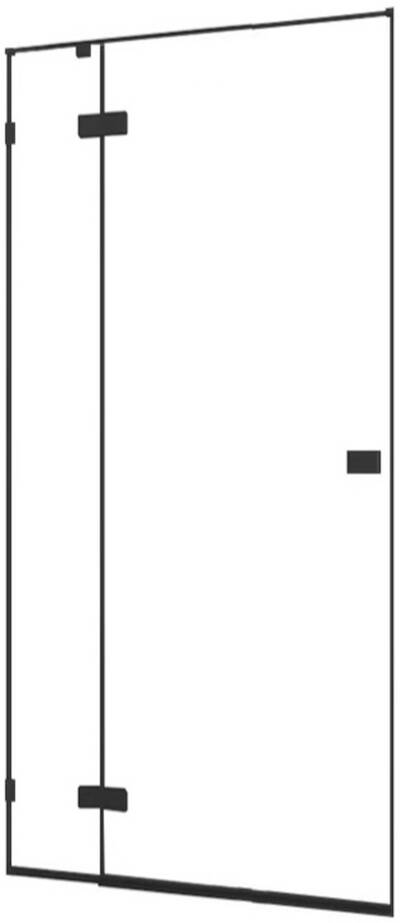 Ben Parret draaideur 90x210cm mat zwart