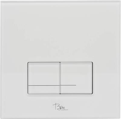 Ben Pro Flush Shine bedieningspaneel glas wit voor Ben BPF en BPSF