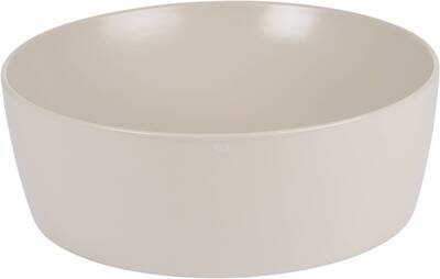 Ben Stilo ronde waskom Ø40x14cm keramiek mat beige
