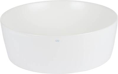 Ben Stilo ronde waskom Ø40x14cm keramiek mat wit