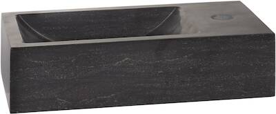 Ben Venetia fontein 40×22 cm hardsteen grijs kraangat rechts
