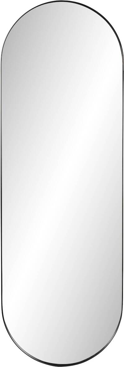 Ben Vita ovale spiegel 60×180 cm Mat Zwart