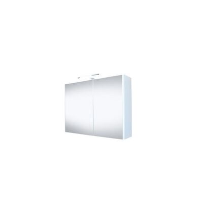 Best-Design “Happy” MDF Spiegelkast + Verlichting 100x60cm Wit
