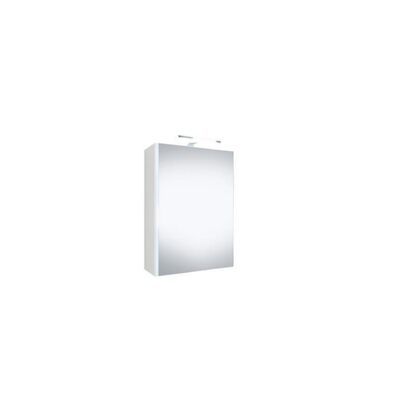Best-Design “Happy” MDF Spiegelkast + Verlichting 50x60cm Wit