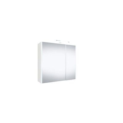 Best-Design “Happy” MDF Spiegelkast + Verlichting 60x60cm Wit