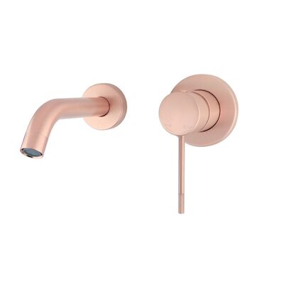 Best-Design “Lyon-Decorata” inbouw-wandmengkraan uitl=20cm Rosé Mat Goud