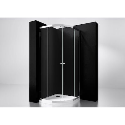 Best-Design “Project” 1/4 Ronde Douchecabine 100x100x190cm Glas 5mm Aluminium Profiel