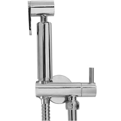 Bidet BWS Handdoucheset met Doucheslang en Opsteekgarnituur Chroom