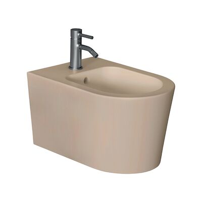 Bidet Salenzi Form Square Mat Taupe (exclusief kraan)