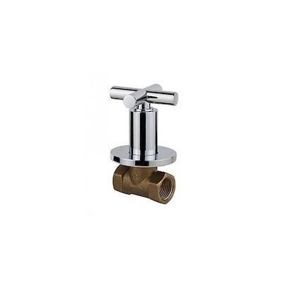 Bidetkraan Boss & Wessing Cross Draadaansluiting 1/2″ Kruisgreep Chroom