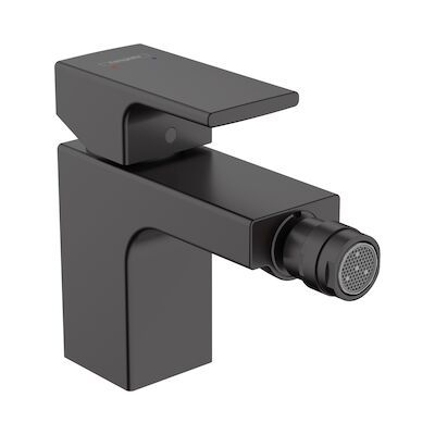 Bidetkraan HansGrohe Vernis Shape Eengreeps Zinc Mat Zwart