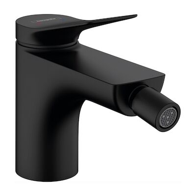 Bidetmengkraan Hansgrohe Vivenis met Trekwaste Mat Zwart