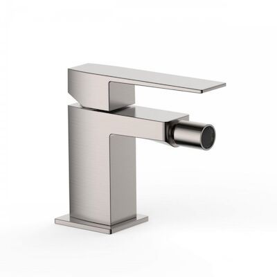 Bidetmengkraan Tres Slim Exclusive 1-Hendel Uitloop Recht Vierkant RVS