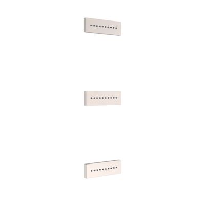 Bodyjet Tres Inbouw Hydromassage 13.9×4.9 cm Breed Staal