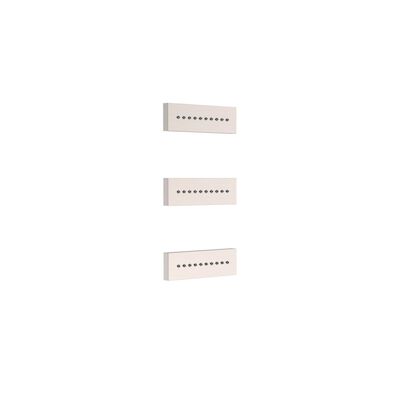 Bodyjet Tres Inbouw Hydromassage 13.9×4.9 cm Staal