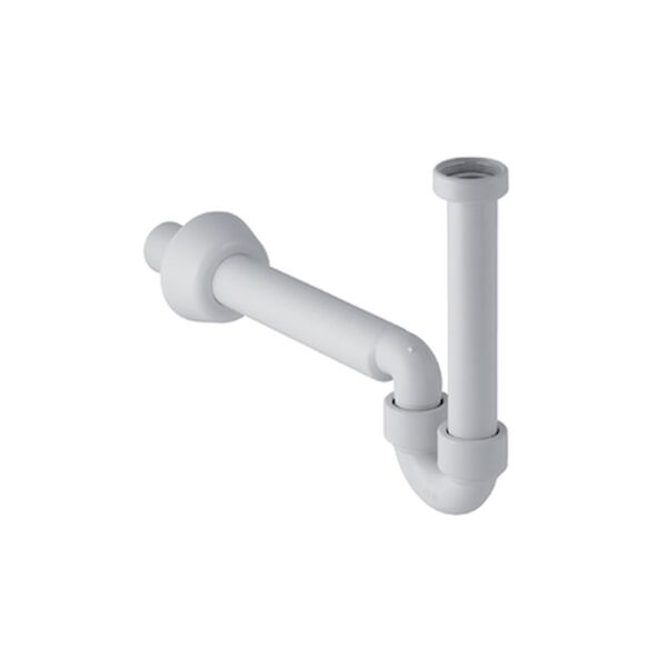 Buissifon Geberit Met Muurbuis en 5/4″x40mm Rozet Alpien Wit