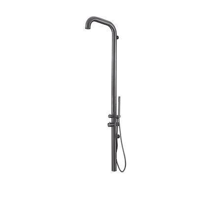 Buitendouche Fortifura Outdoor Original Wandmodel Met Handdouche Gunmetal
