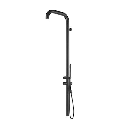 Buitendouche Fortifura Outdoor Original Wandmodel Met Handdouche Mat Zwart