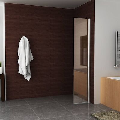 BWS Apollo Zijwand met Muurprofiel 40×200 cm 10mm NANO glas