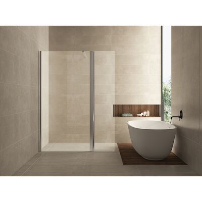BWS Apollo Zijwand met Schanierend Glasprofiel 30×200 cm 10mm NANO Glas