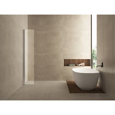 BWS Apollo Zijwand met Scharnierend Muurprofiel 40×200 cm 10mm Nano Glas