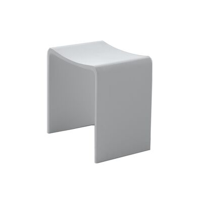 BWS Badkamer Kruk Solid Surface 40x30x43.5cm Wit