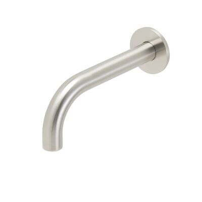 BWS Baduitloop Inbouw Rond 1/2″ Geborsteld Staal