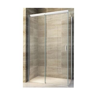 BWS Douchecabine Softclose 2.0 110×80 cm met Nisdeur en Zijwand 8mm Aluminium NANO Coating