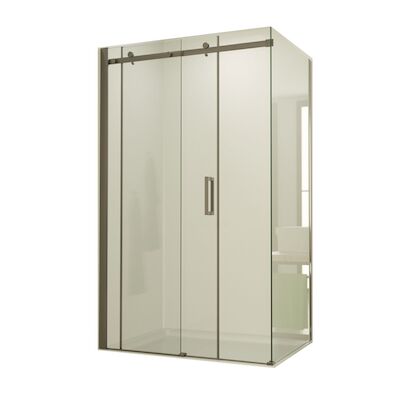 BWS Douchecabine | Supreme | Rechthoek 120x80cm | Nano Coating | RVS Profiel