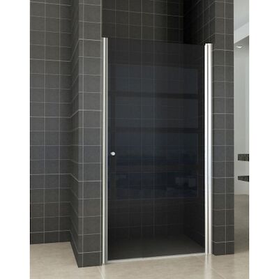 BWS Douchedeur | Profiel | 100x202cm | 8mm NANO Omkeerbaar Rookglas | Nisdeur