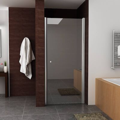 BWS Douchedeur | Profiel | 60x202cm | 8mm NANO Coating glas | Nisdeur