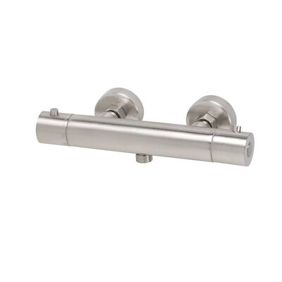 BWS Douchekraan Thermostatisch Cemal h.o.h. 12 cm RVS Look (inclusief S koppelingen)