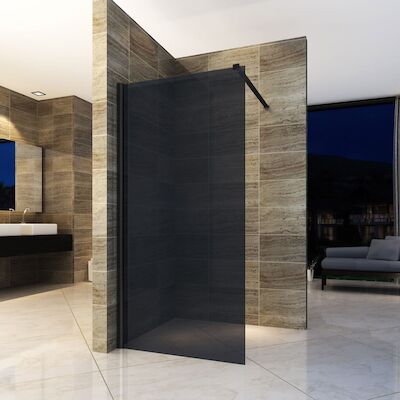 BWS Douchewand 8mm 90x200cm | Rookglas | Nano coating | Inloopdouche