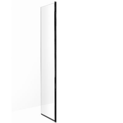 BWS Draaibare Douchewand 45×200 cm 8mm NANO Glas Mat Zwart