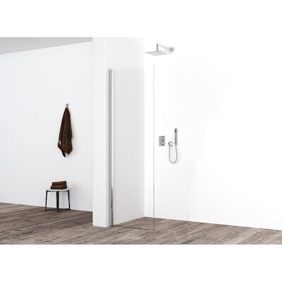 BWS Eco Zijwand met Muurprofiel 40x200cm NANO Coating 8mm