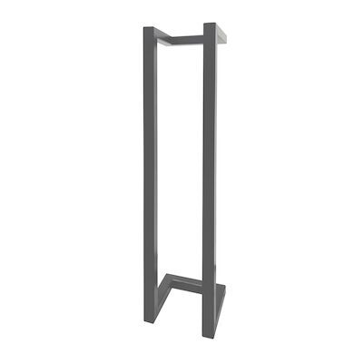 BWS Handdoekenrek Industrieel | 60×12.5×12.5cm | Gunmetal