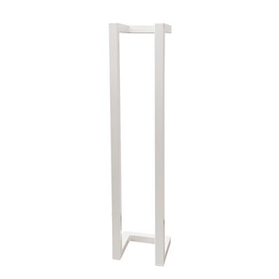 BWS Handdoekenrek Industrieel | 60×12.5×12.5cm | Mat Wit