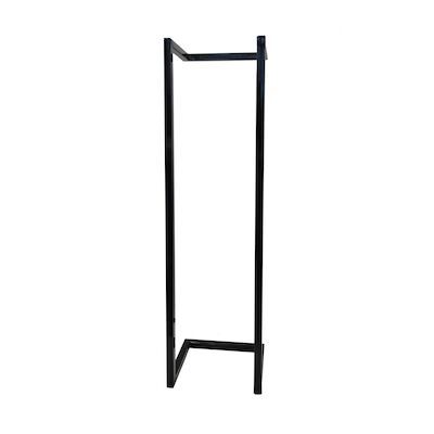 BWS Handdoekenrek Industrieel | 95x25x20cm | Black Chrome