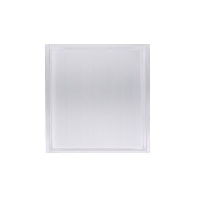 BWS Inbouwnis | 30x30x10cm | RVS Mat Wit