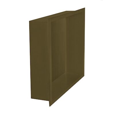 BWS Inbouwnis | 30x30x7cm | Mat Metallic Brown