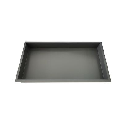 BWS Inbouwnis | 30x60x7cm | RVS Mat Grijs