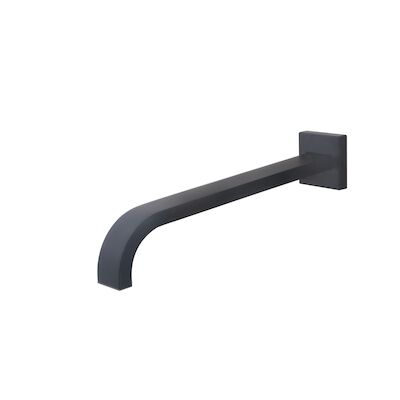 BWS Inbouwuitloop Vierkant 31cm 1/2″ Mat Zwart