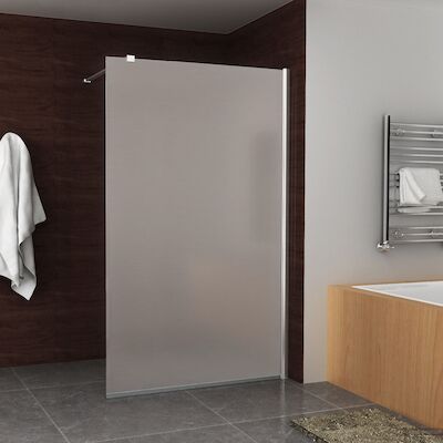 BWS Inloopdouche Davos Wit Melkglas 100×200 cm 10 mm NANO Coating