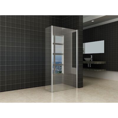 BWS Inloopdouche Huron met Zijwand 30 cm 100×200 cm 8 mm NANO Coating