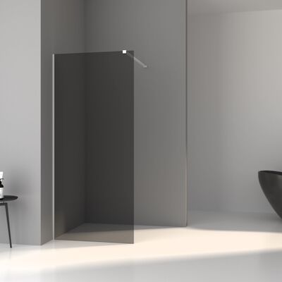 BWS Inloopdouche Pro Line Rookglas 70×200 cm 8mm Nano Coating RVS Profiel en Stang