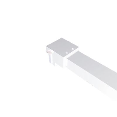 BWS Inloopdouche Pro Line Rookglas 80×200 Nano Coating Mat Wit Profiel en Stabilisatiestang