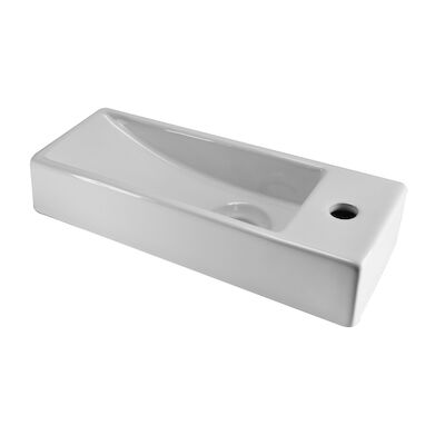 BWS Keramische Fontein Mini 38×14.5×8 cm (Kraangat Rechts)