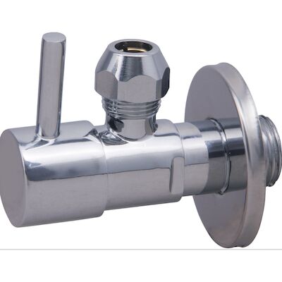 BWS Kraan Hoekstop 1/2″x10 Chroom (Inclusief Rozet)